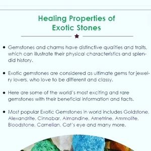 Healing Stones and Crystals